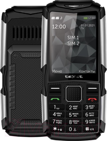 Изображение товара Мобильный телефон Texet TM-D314 (черный)