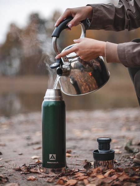 Изображение товара Термос для напитков Арктика 106-1200C (зеленый)