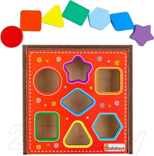 Изображение товара Сортер Alatoys Сортер. Радуга / СОР41