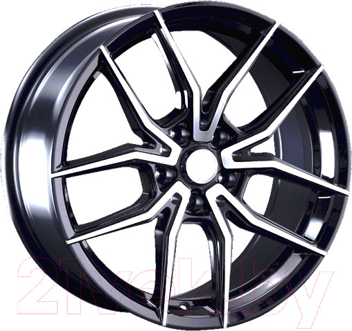 Изображение товара Литой диск LS wheels LS 1242 17x7.5" 5x112мм DIA 66.6мм ET 40мм BKF