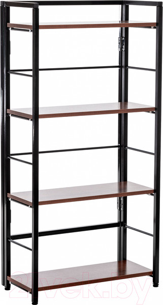 Изображение товара Стеллаж Импэкс Leset Пако 1200 (черный/орех донской)