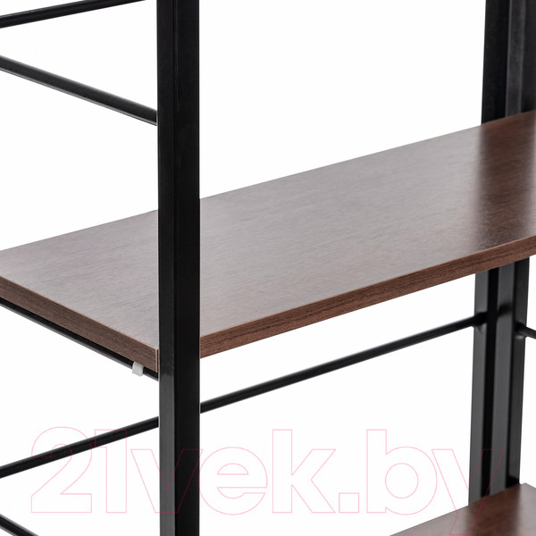 Изображение товара Стеллаж Импэкс Leset Пако 1200 (черный/орех донской)