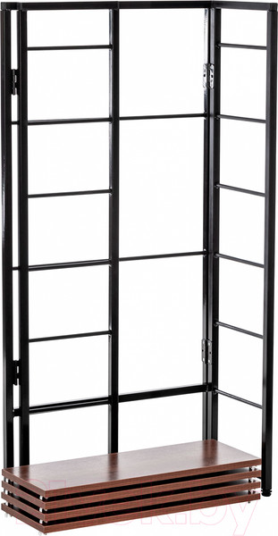 Изображение товара Стеллаж Импэкс Leset Пако 1200 (черный/орех донской)