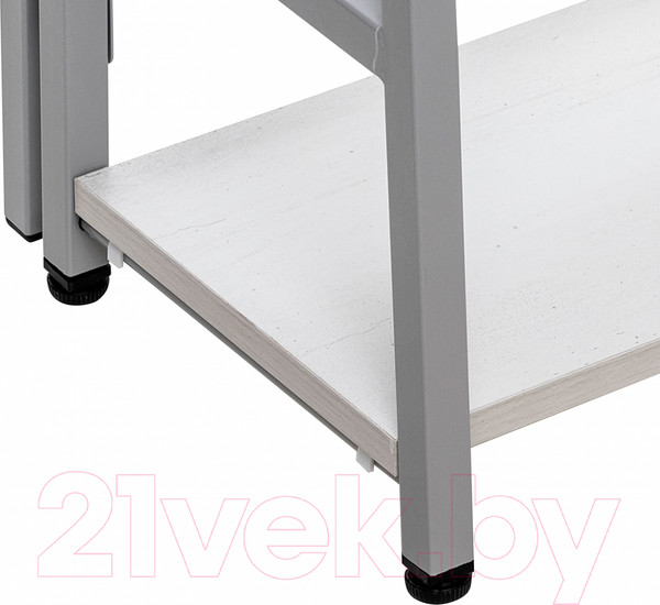 Изображение товара Стеллаж Импэкс Leset Пако 800 трапеция (серый/бетон пайн светлый)