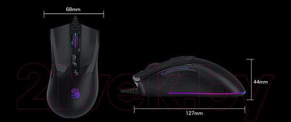 Изображение товара Мышь A4Tech Bloody W90 Max (черный)