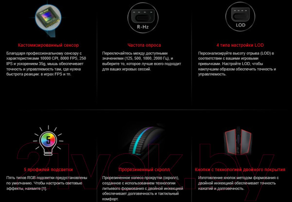 Изображение товара Мышь A4Tech Bloody W90 Max (черный)