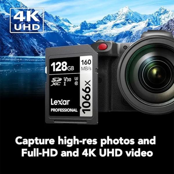 Изображение товара Карта памяти Lexar Professional 1066x SDXC UHS-III 128GB (LSD1066128G-BNNNG)