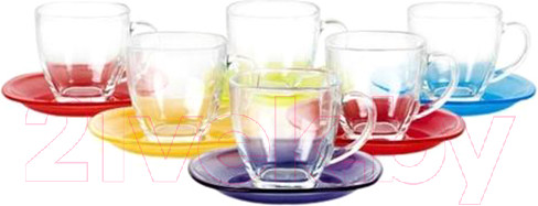Изображение товара Набор для чая/кофе Luminarc Carine Rainbow N4217