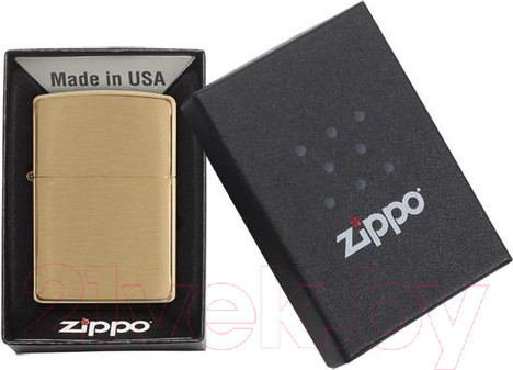 Изображение товара Зажигалка Zippo Brushed Brass / 204B