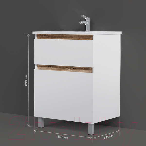 Изображение товара Тумба под умывальник AM.PM M85AFSX0652WG