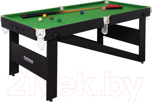 Изображение товара Бильярдный стол FORTUNA Hobby BF-630S Cнукер 6фт / 08529 (с комплектом аксессуаров)