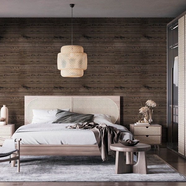 Изображение товара Панель ПВХ Grace Самоклеящаяся Орех (700x700x4мм)