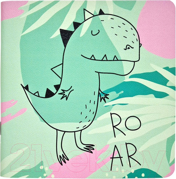 Изображение товара Блокнот Be Smart Fyr-Fyr Динозавр / N2576 (40л, зеленый)