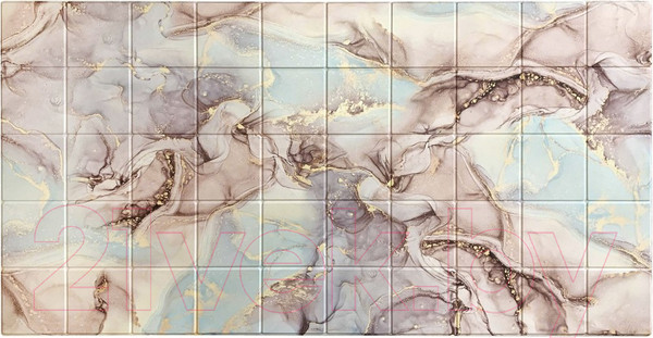 Изображение товара Панель ПВХ Grace Нежный шелк (964x484x3.5мм)
