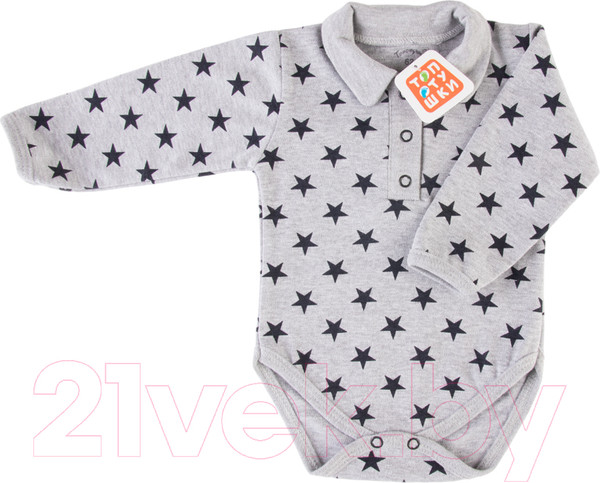 Изображение товара Боди для малышей Топотушки С длинным рукавом / 7429-68 (звездопад)