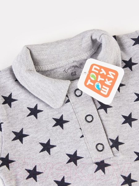 Изображение товара Боди для малышей Топотушки С длинным рукавом / 7429-68 (звездопад)