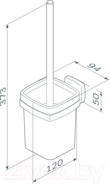 Изображение товара Ершик для унитаза AM.PM Gem A9033422