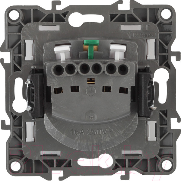 Изображение товара Розетка ЭРА Schuko 12-2102-03 / Б0014689 (алюминий)