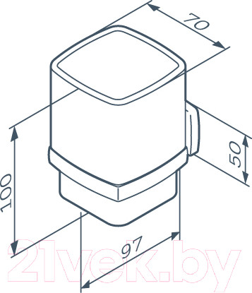 Изображение товара Стакан для зубной щетки и пасты AM.PM A9034322