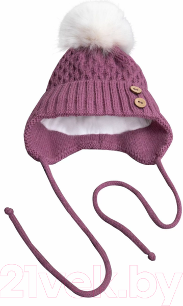 Изображение товара Шапочка для малышей Amarobaby Pure Love Wool / AB-OD20-PLW16/06-40 (розовый, р-р. 40-42)