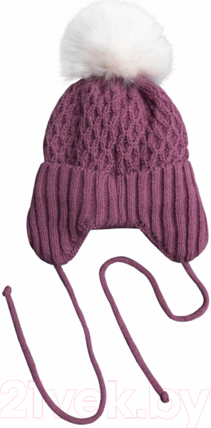 Изображение товара Шапочка для малышей Amarobaby Pure Love Wool / AB-OD20-PLW16/06-40 (розовый, р-р. 40-42)