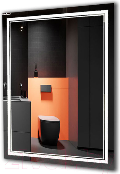 Изображение товара Зеркало Пекам Astra 2 80x60 / astra2-80x60 (с подсветкой)