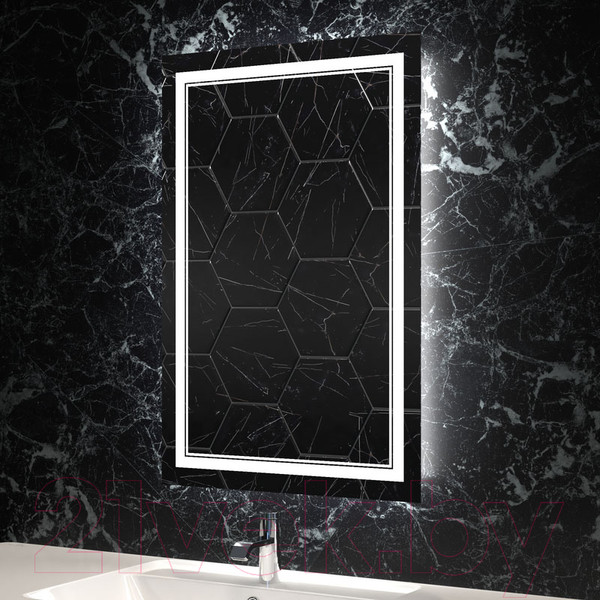 Изображение товара Зеркало Пекам Astra 2 80x60 / astra2-80x60 (с подсветкой)