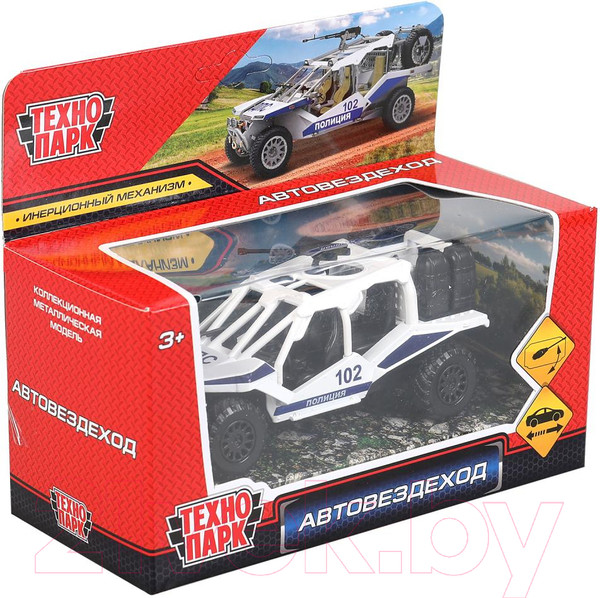 Изображение товара Автомобиль игрушечный Технопарк Полиция / CHAB-12POL-ARMWH (белый)