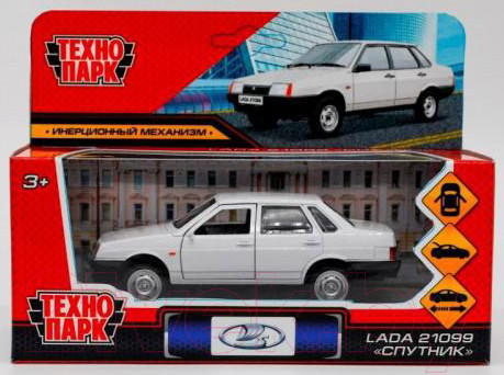 Изображение товара Автомобиль игрушечный Технопарк ВАЗ-21099. Спутник / 21099-12-WH (белый)