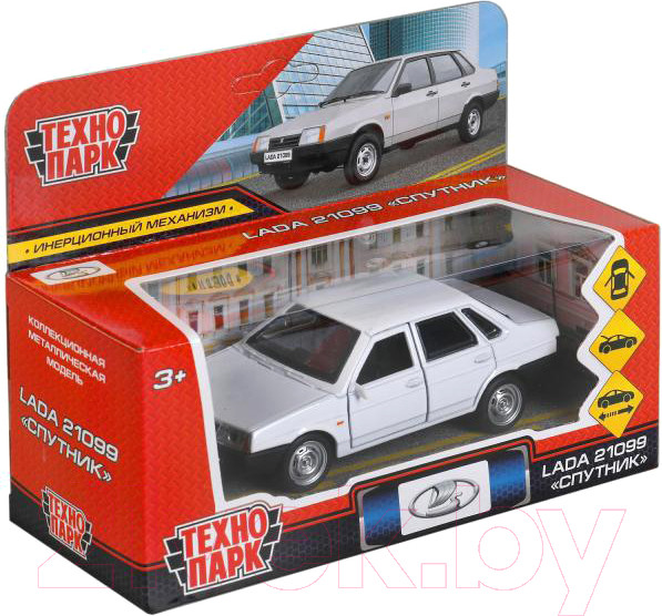 Изображение товара Автомобиль игрушечный Технопарк ВАЗ-21099. Спутник / 21099-12-WH (белый)
