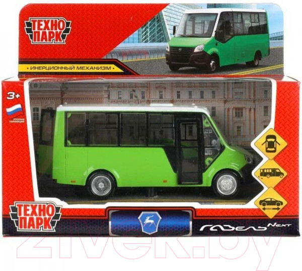Изображение товара Автомобиль игрушечный Технопарк Газель Next Citiline / NEXTCITI-15-GN (зеленый)