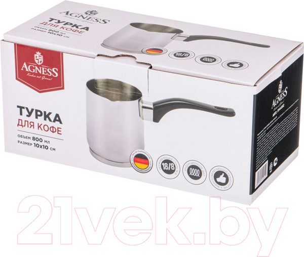 Изображение товара Турка для кофе Agness 914-052