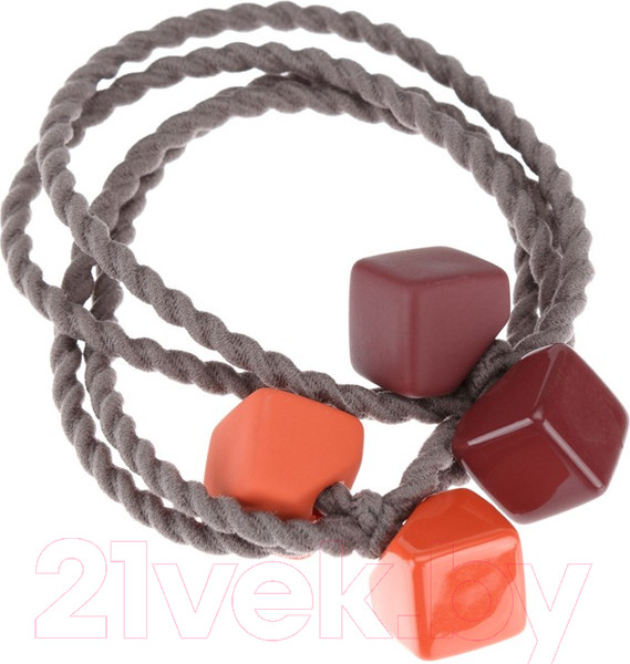 Изображение товара Набор резинок для волос Dewal Beauty Цветные кубики DBR3837-2 (2шт)