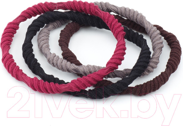 Изображение товара Набор резинок для волос Dewal Beauty DBR86 (4шт)