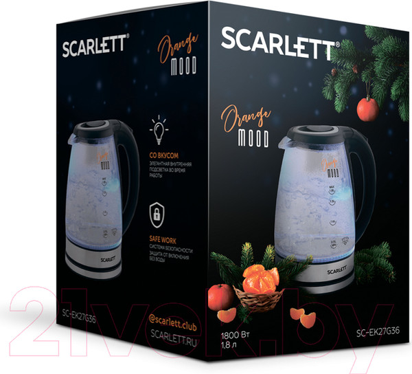 Изображение товара Электрочайник Scarlett SC-EK27G36