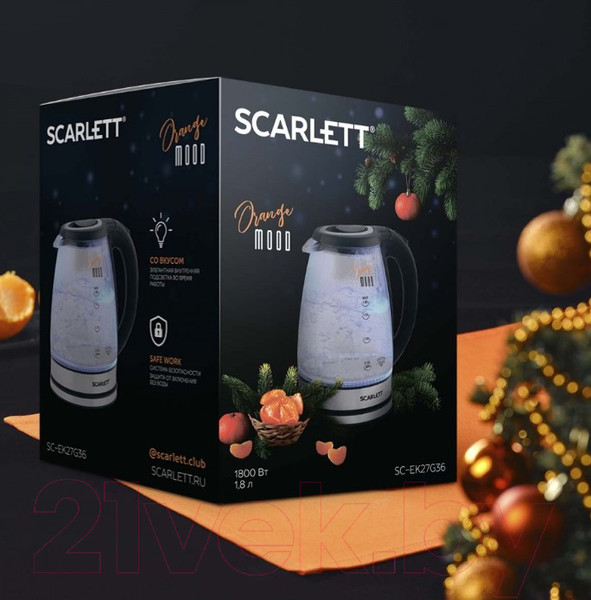 Изображение товара Электрочайник Scarlett SC-EK27G36