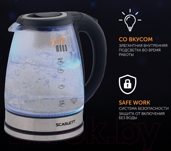 Изображение товара Электрочайник Scarlett SC-EK27G36