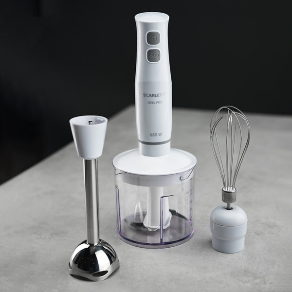 Изображение товара Блендер погружной Scarlett SC-HB42F84 (белый)
