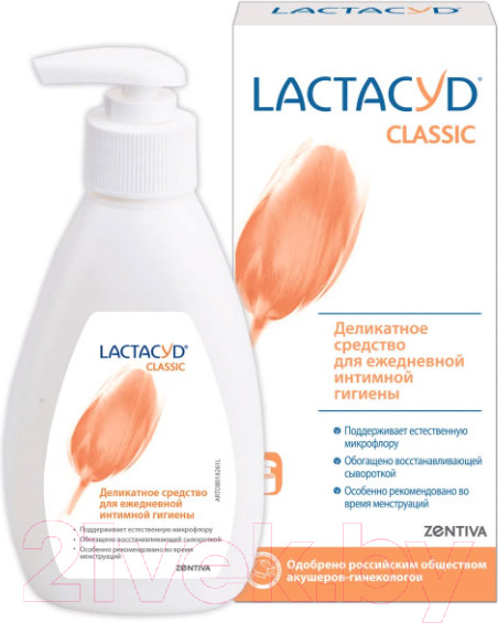 Изображение товара Мыло жидкое для интимной гигиены Lactacyd Classic (200мл)