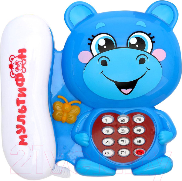Изображение товара Развивающая игрушка Zabiaka Бегемотик. Телефон / 3279488 (голубой)