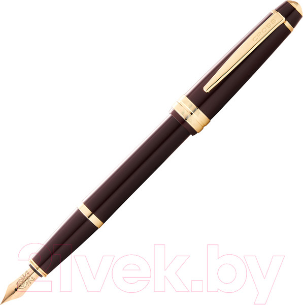 Изображение товара Ручка перьевая имиджевая Cross Bailey Light Polished White Resin and Gold Tone / AT0746-11FF (красный)