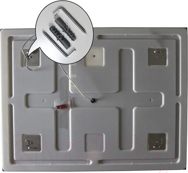 Изображение товара Зеркало Пекам Greta 80x50 / greta-80x50 (с подсветкой)