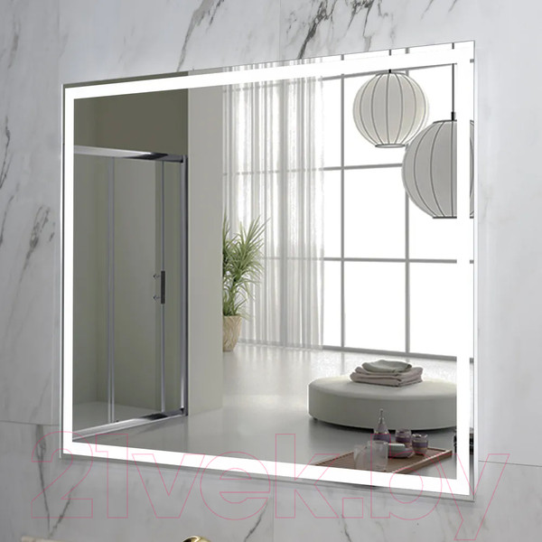 Изображение товара Зеркало Пекам Greta 80x50 / greta-80x50 (с подсветкой)