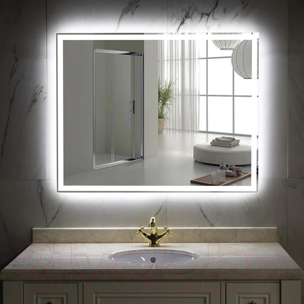 Изображение товара Зеркало Пекам Greta 80x65 / greta-80x65 (с подсветкой)