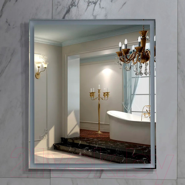 Изображение товара Зеркало Пекам Greta 70x80 / greta-70x80 (с подсветкой)