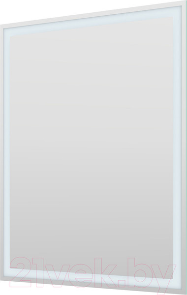 Изображение товара Зеркало Пекам Greta 70x80 / greta-70x80scl (с подсветкой, сенсором на прикосновение и часами)