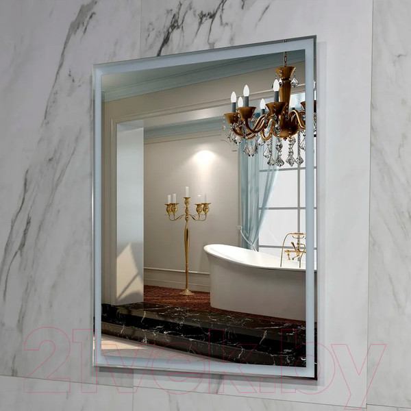 Изображение товара Зеркало Пекам Greta 80x90 / greta-80x90 (с подсветкой)