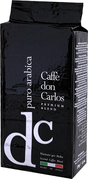 Изображение товара Кофе молотый Carraro Don Carlos Puro Arabica (250г)