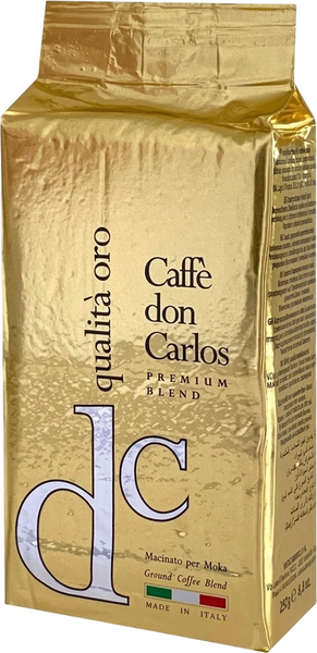 Изображение товара Кофе молотый Carraro Don Carlos Qualita Oro (250г)
