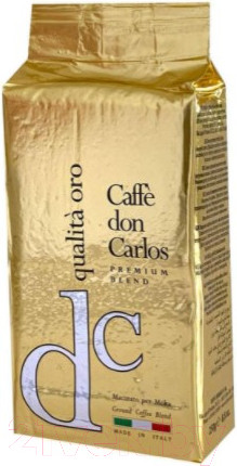 Изображение товара Кофе молотый Carraro Don Carlos Qualita Oro (250г)